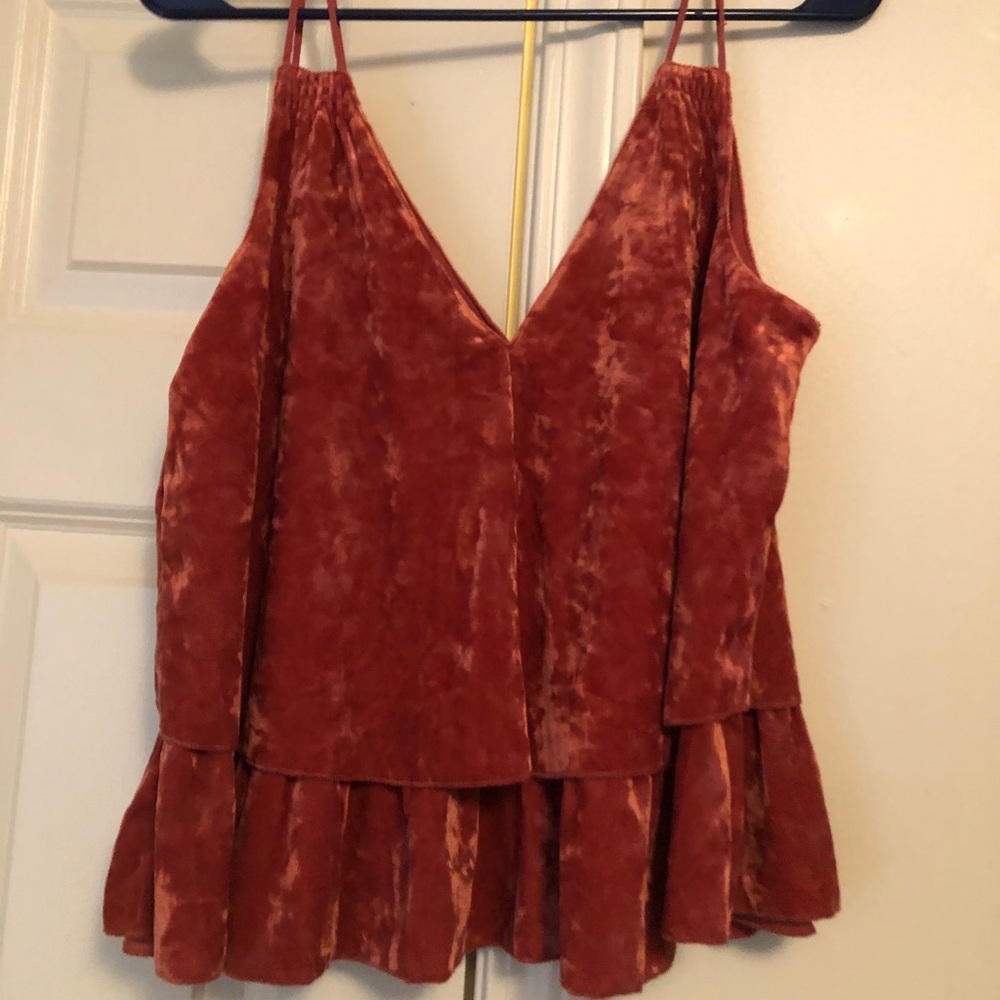 Velvet Aerie spaghetti strap top